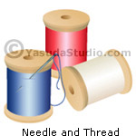 Needle and thread