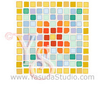 Mosaic Tile - Orange