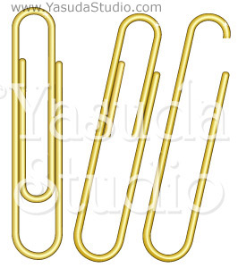 Gold Paper Clip