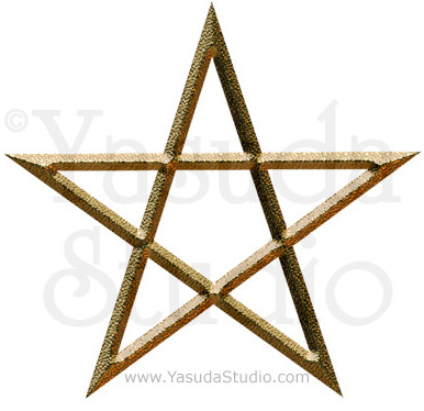 Gold Pentagram