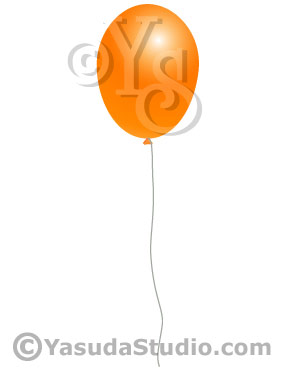 Orange balloon