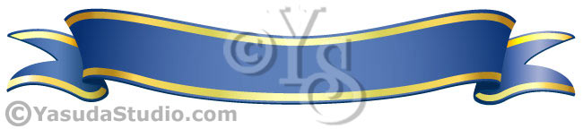 Banner, Blue and Gold