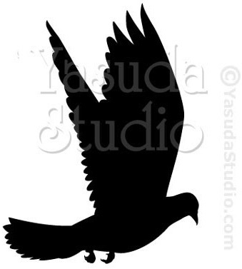 dove silhouette graphic