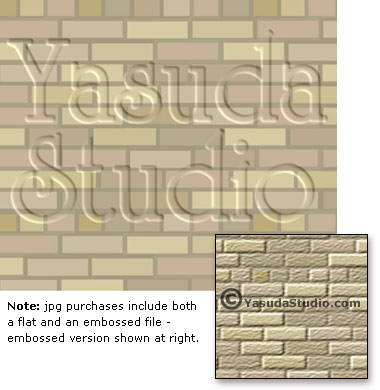 Pale Yellow Bricks Tile